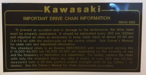 Kawasaki gpz1100 z1100 z1100r - kawasaki,