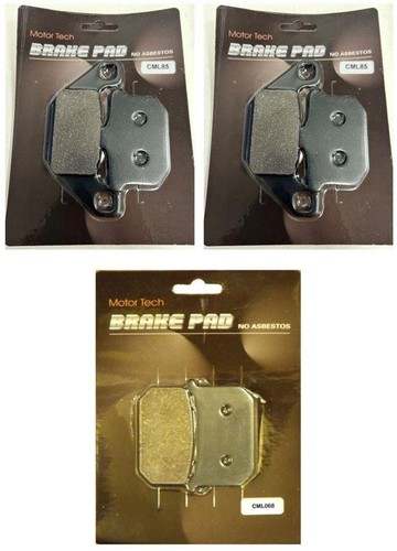 Front rear brake pads for - &,